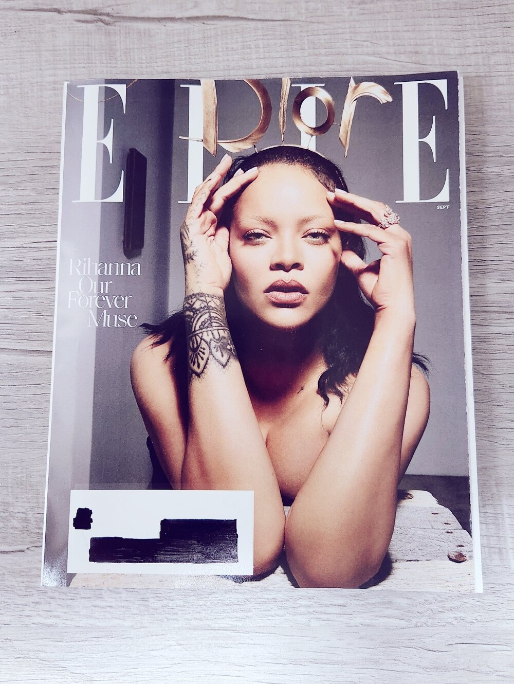 π7/$15 Elle Magazine September 2026 Rihanna
